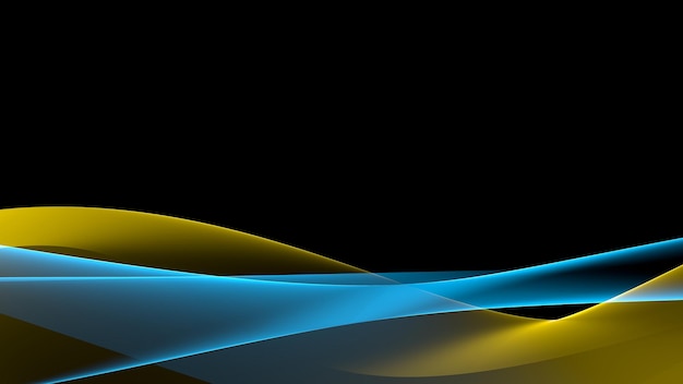 Elemento de diseño abstracto de gradiente formas de onda suave cubierta de papel tapiz
