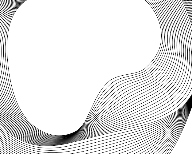 Elemento de diseño de colores de líneas abstractas sobre fondo blanco de ondas Vector Ilustración eps 10 para grunge elegante tarjeta de visita imprimir folleto flyer banners cubierta libro etiqueta tela