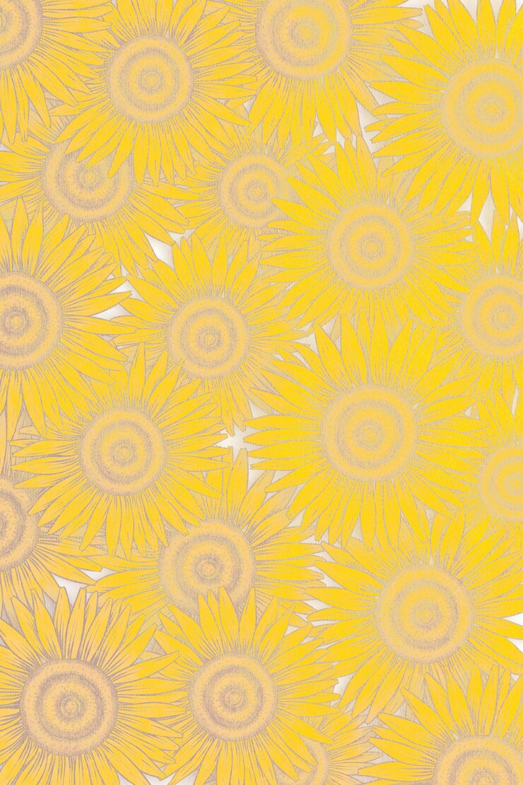 Foto elemento de diseño de fondo de girasol natural