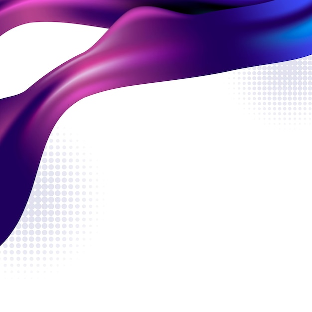 Elemento de diseño de líneas abstractas giratorias púrpuras