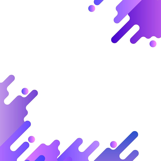 Elemento de diseño del marco de fondo fluido púrpura