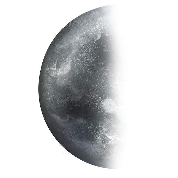 Elemento de diseño de media luna Png