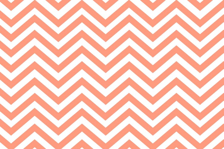 Foto elemento de diseño con patrón en zigzag de salmón rosa