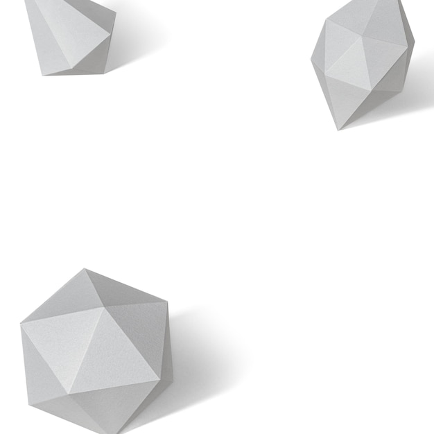 Elemento de diseño de plantilla geométrica gris