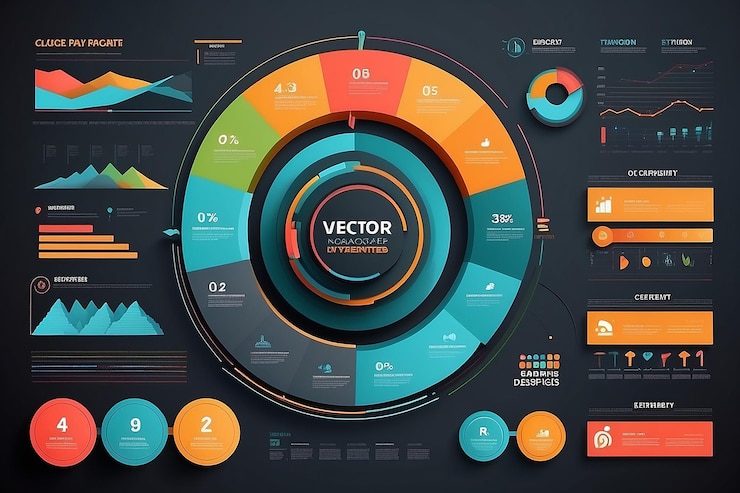 Foto elemento infográfico de diseño vectorial
