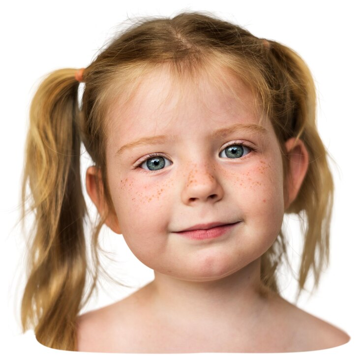 El elemento png de la niña fondo transparente