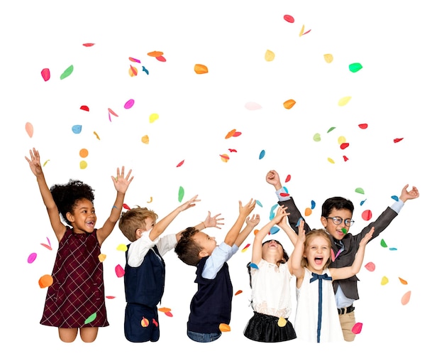 El elemento png de los niños de fondo transparente