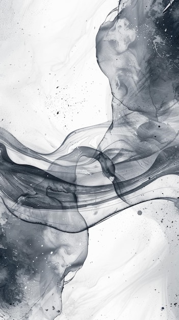 elementos abstractos en un fondo elegante con textura de acuarela