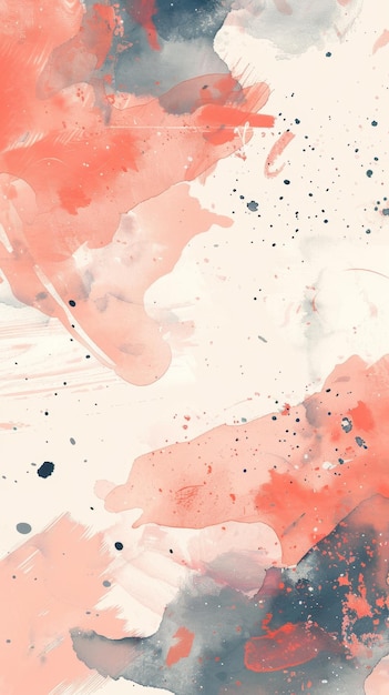 elementos abstratos em um fundo elegante com textura de aquarela