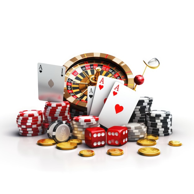 Elementos de casino Imagen generada por IA