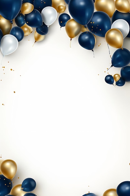 Elementos de decoração de guirlandas de balões Arco de estrutura para aniversário de aniversário de casamento p IA gerativa