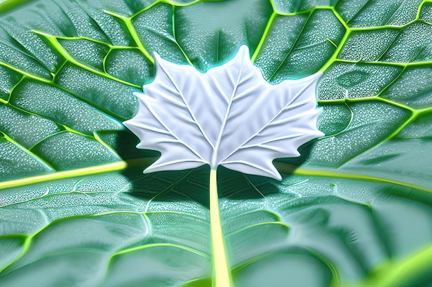 Foto elementos de design com folhas e árvores em texturas naturais