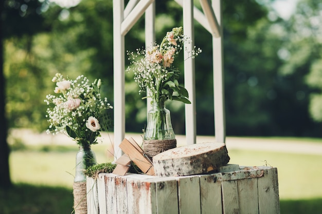 Elementos de design de casamento