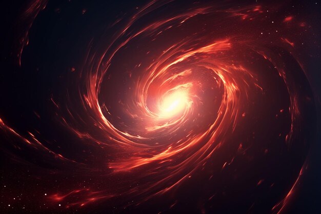 Elementos de supernova azul e dourado desta imagem fornecida pela NASA Buraco negro no espaço fractal gerado por computador