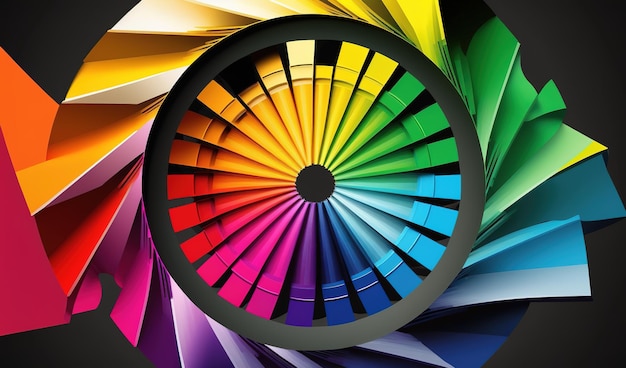 Elementos de diseño de color Conjunto de fondo abstracto de puntos coloridos