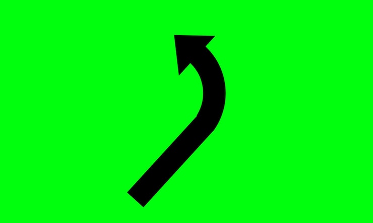 Foto elementos de diseño de flecha diseño de icono simple y fácil de usar porque utiliza una pantalla verde