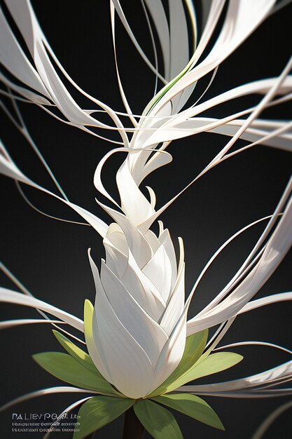 Foto elementos de ilustración de fondo de papel tapiz de forma abstracta flores ramas vides