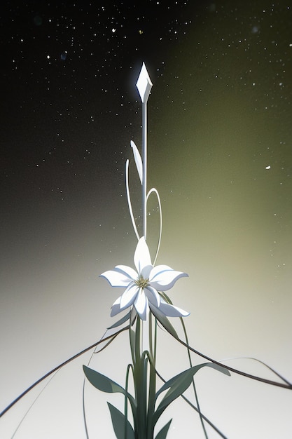 Elementos de ilustración de fondo de papel tapiz de forma abstracta flores ramas vides