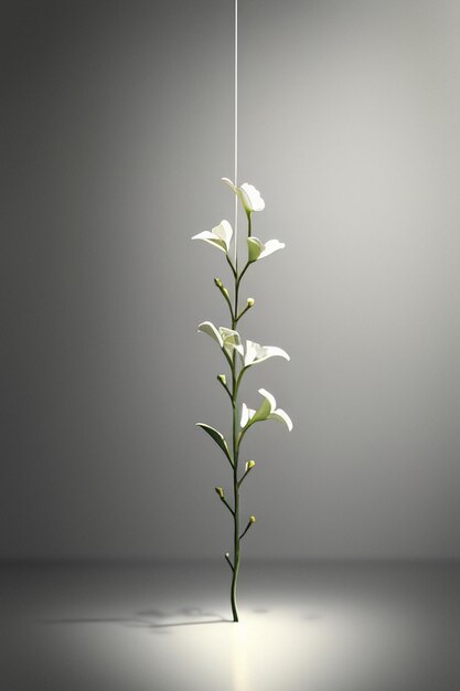 Elementos de ilustración de fondo de papel tapiz de forma abstracta flores ramas vides