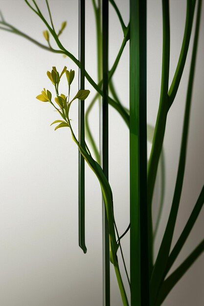 Elementos de ilustración de fondo de papel tapiz de forma abstracta flores ramas vides