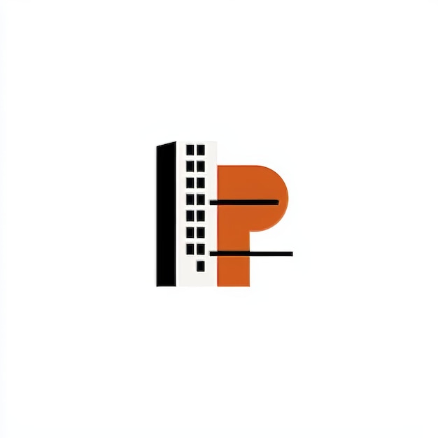 Elementos de plantilla de diseño de iconos de la letra P para su aplicación o identidad corporativa