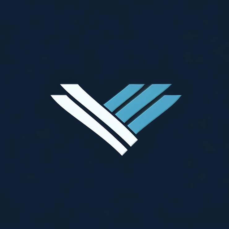 Foto elementos de plantilla de diseño de la letra v del icono del logotipo apto para el icono de la aplicación