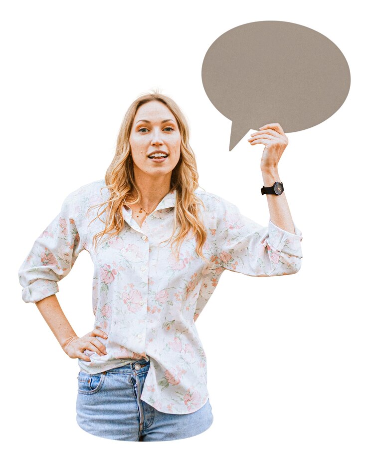 Foto elementos png de bolha de fala com fundo transparente
