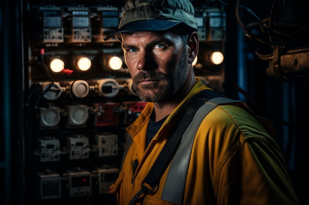 Eletricista Profissional no Trabalho Generativo por Ai