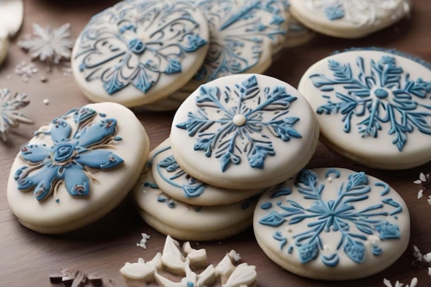 Eleve o seu jogo de biscoitos com os nossos biscoitos Snow White feitos com uma mistura de branco