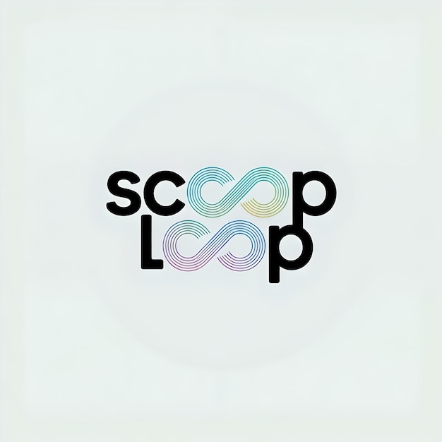 Eleve su marca con logotipos elegantes de Scoop Loops