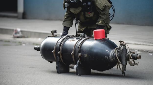 Foto eliminación de bombas ia generativa