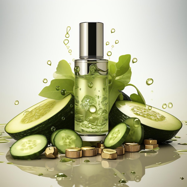 El elixir de belleza del pepino revela su resplandor natural