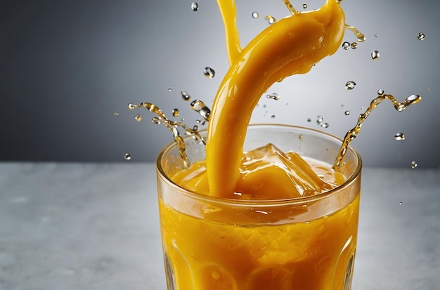 El elixir exótico del jugo de mango