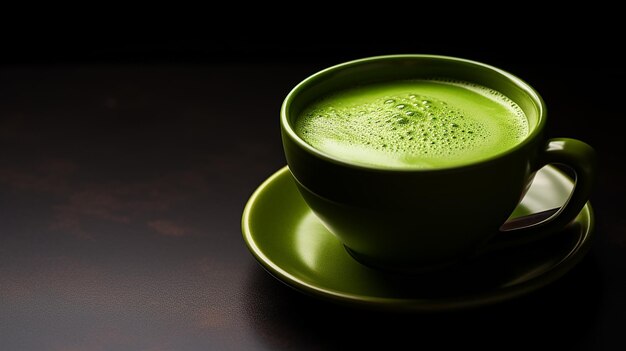 Elixir de matcha aislado esencial para la ceremonia del té