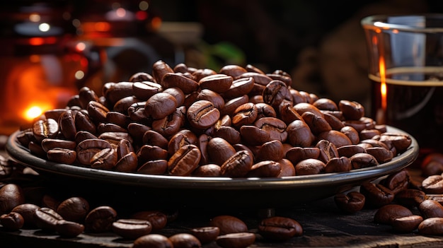 Elixires aromáticos revelaram a jornada dos grãos de café da plantação à xícara IA generativa