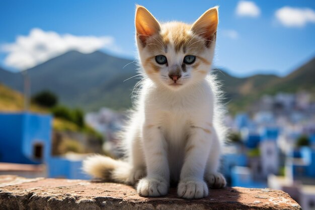 Foto em chefchaouen marrocos