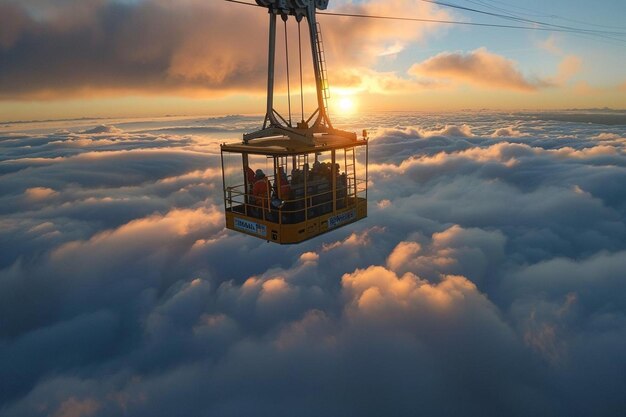 Foto em cloud nine, cenas dramáticas de elevadores