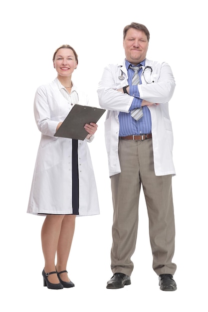 Em pleno crescimento colegas médicos juntos