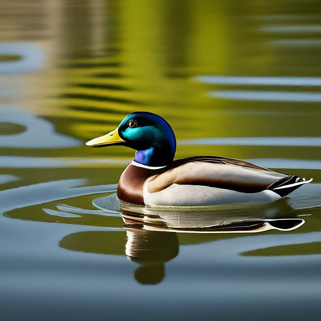 Em um piscar de olhos o pato na água torna-se no ar