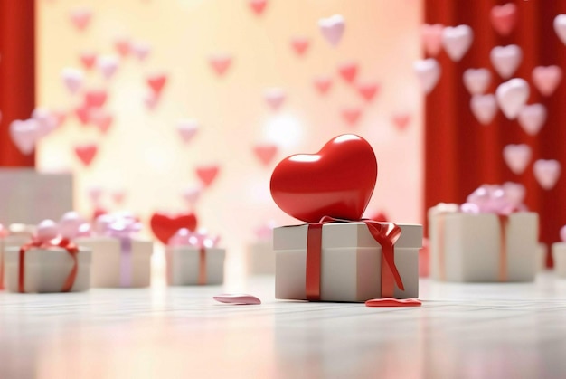 em valentine símbolo romântico casamento fita aniversário objeto rosa surpresa laço dia de presente de valentine