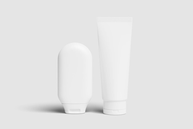 Embalagem cosmética em branco
