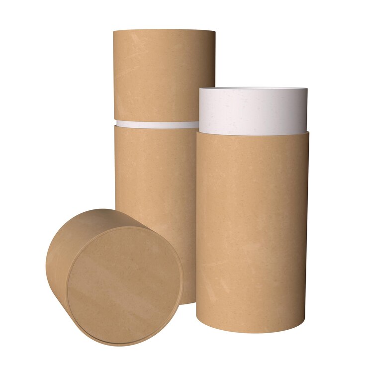 Embalagem de tubos de papel e cartão Kraft