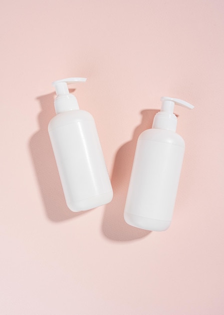Embalagem para frascos de bomba de cosméticos sem logotipo e rótulo