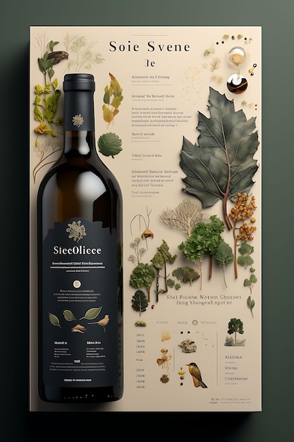 Foto embalaje de cajas de vino sostenibles coloridas con un diseño de ideas de concepto creativo ecológico y ecológico