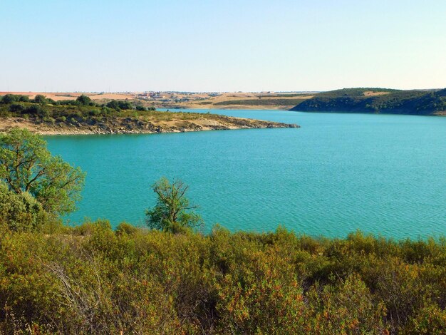 embalse de Ricobayo en el río Esla