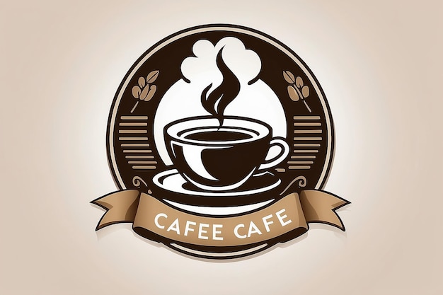 Foto emblema del café símbolo del café marca del café