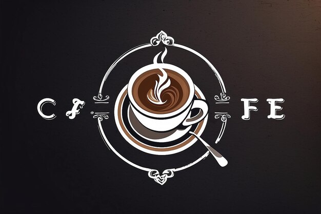 Foto emblema del café símbolo del café marca del café