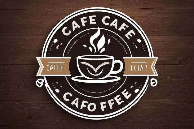Foto emblema del café símbolo del café marca del café