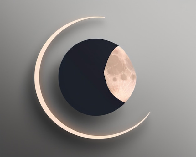 emblema lunar para la compañía y la marca
