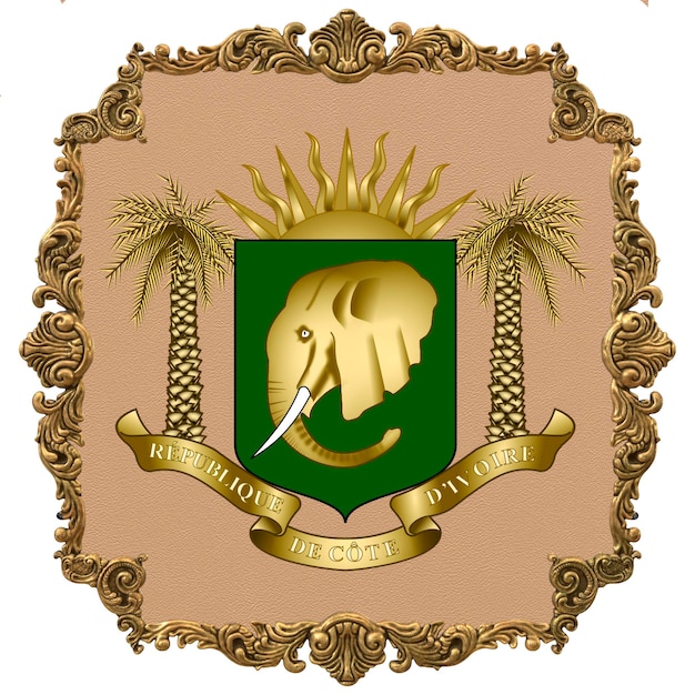 Emblema nacional de Costa de Marfil Día de la Independencia Nacional